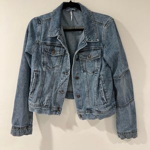 Free People Rumors Denim Jacket Size M